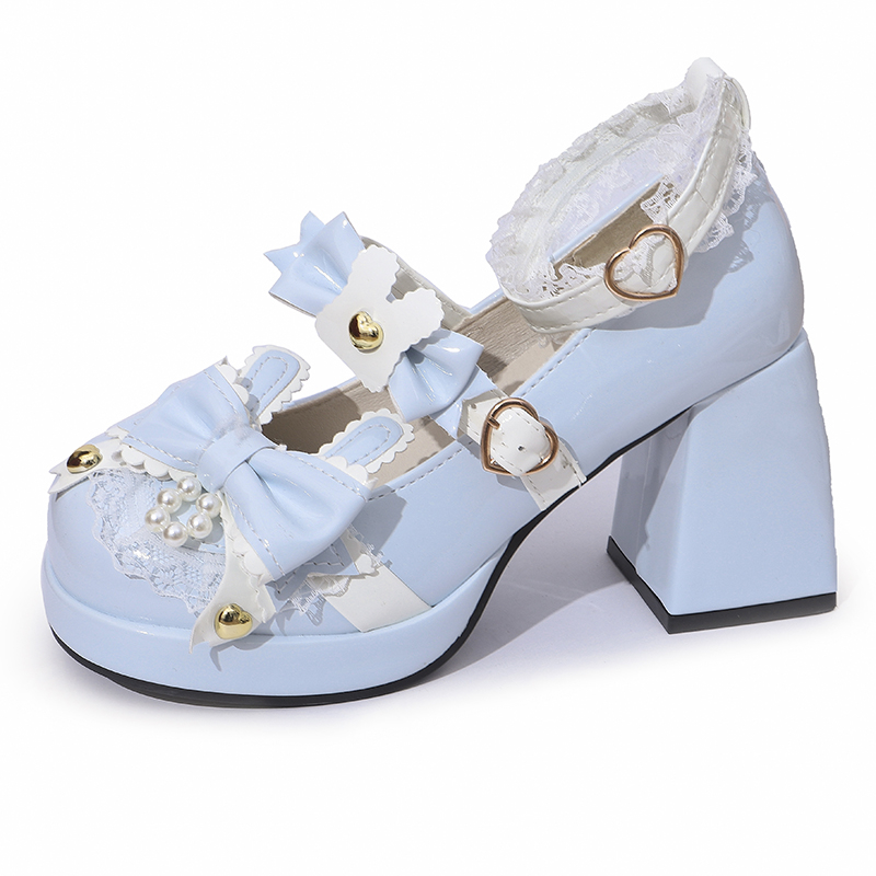 Leather Classic Strap - Zapatos Lolita para Mujer, Clásicos de