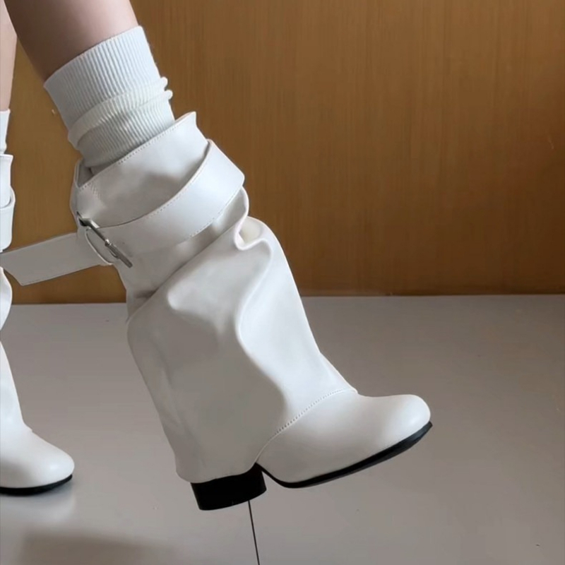 Nuevas Botas de Cuero para Muj - Leather Classic Strap reseña y precio
