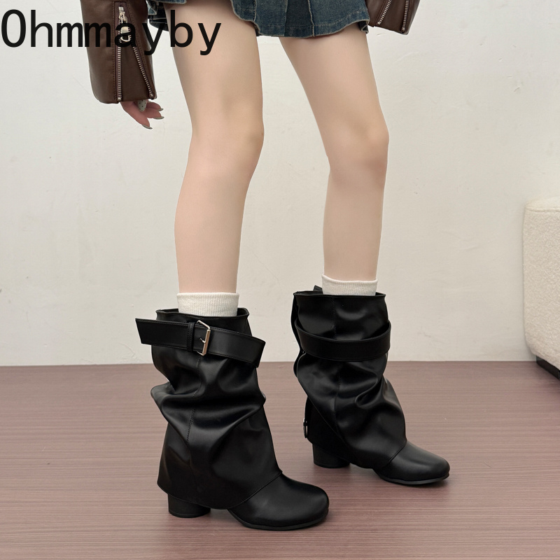 Nuevas Botas de Cuero para Muj - Leather Classic Strap reseña y precio