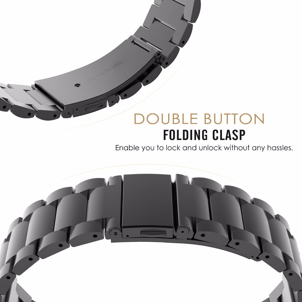 Correa de acero para Huawei Wa - Titan Smartwatch Accessories reseña y precio