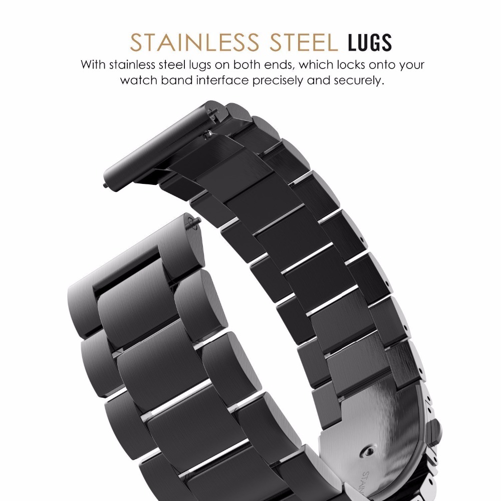 Correa de acero para Huawei Wa - Titan Smartwatch Accessories reseña y precio