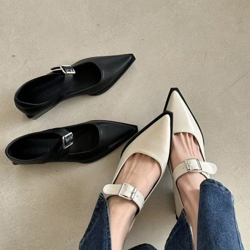 Zapatos Mary Jane de Moda para - Leather Classic Strap reseña y precio