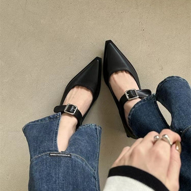 Zapatos Mary Jane de Moda para - Leather Classic Strap reseña y precio