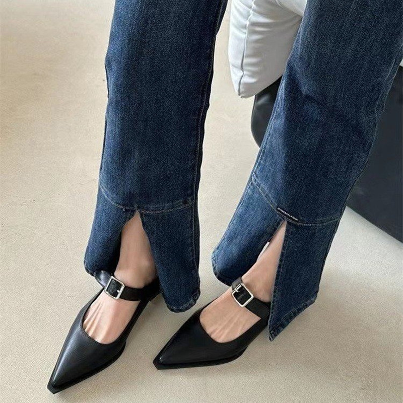 Zapatos Mary Jane de Moda para - Leather Classic Strap reseña y precio