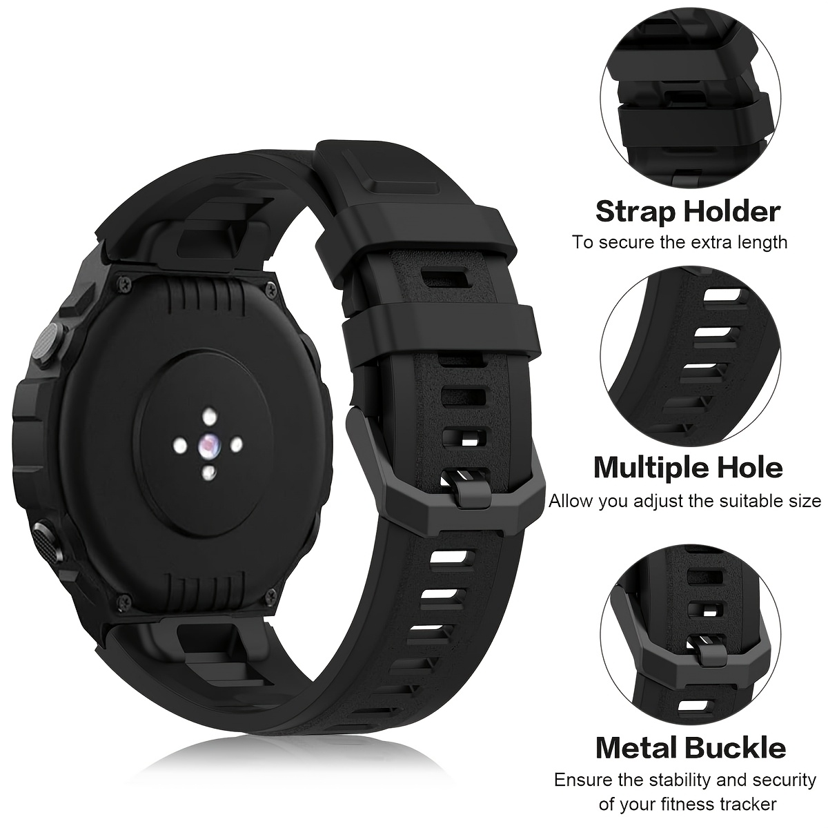 Fácil de instalar, correa depo - Silicone Band Replacement reseña y precio